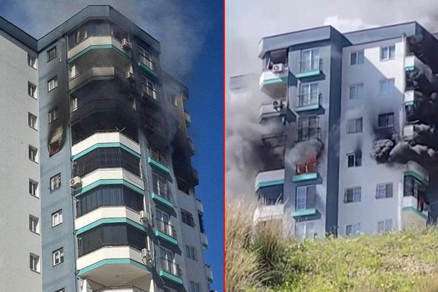 Sarıçam'da Apartman Yangını: Vatandaşlar ve Polis Arasında Gerilim