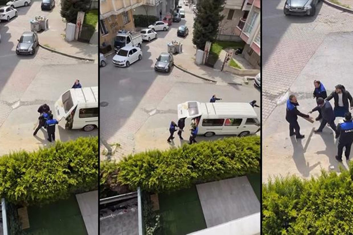 Zabıtayla Seyyar Satıcı Arasında Gerginlik Kamerada Çıktı!