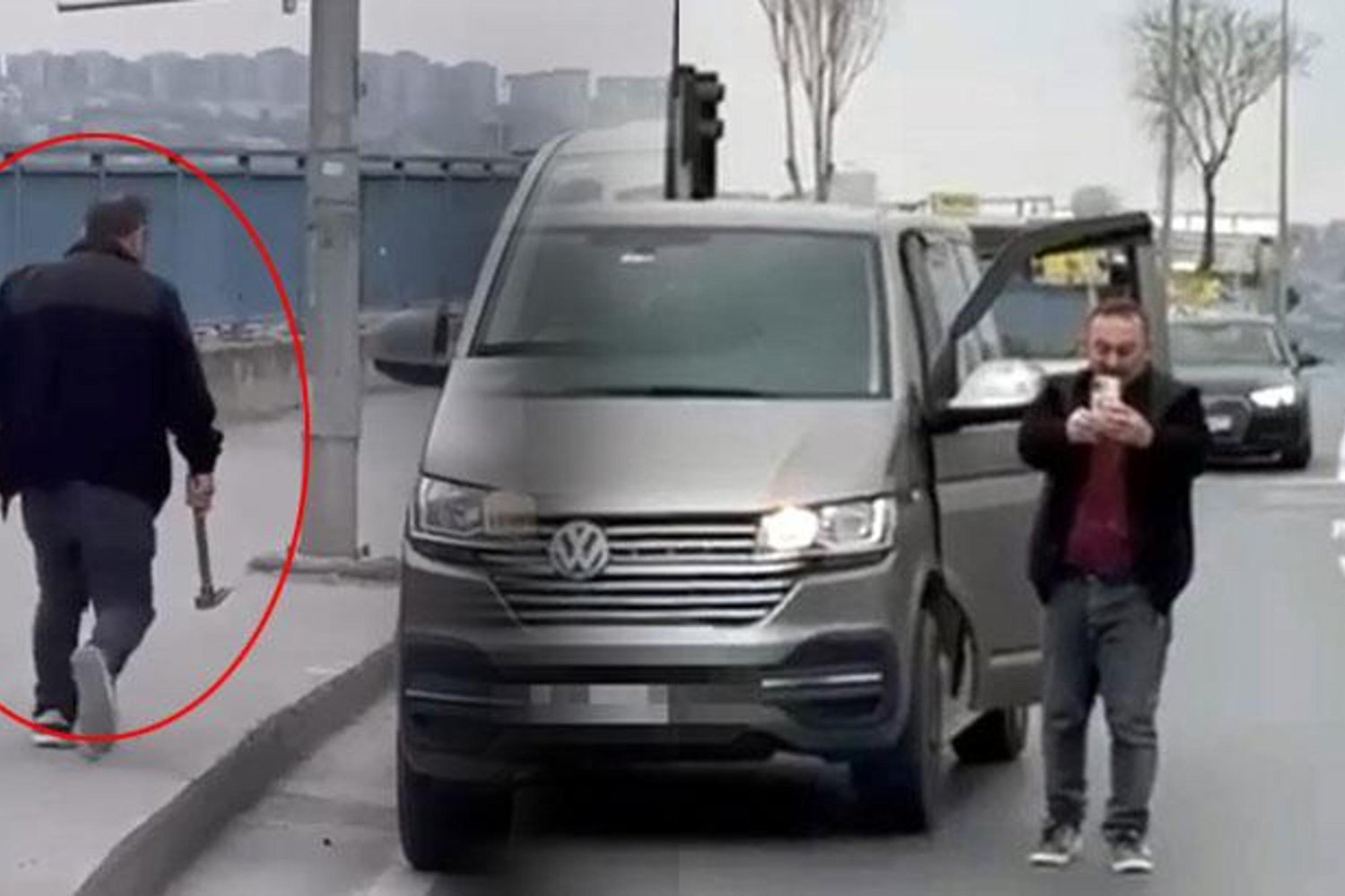 Yol Tartışması Kanlı Bitişle Sonlandı: Motokuryeye Çekiçli Saldırı!
