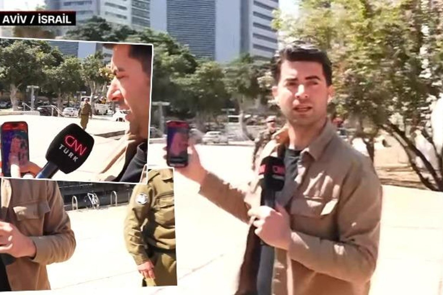 İsrail Tel Aviv’de Güvenlik Krizi: CNN Türk Yayınına Müdahale