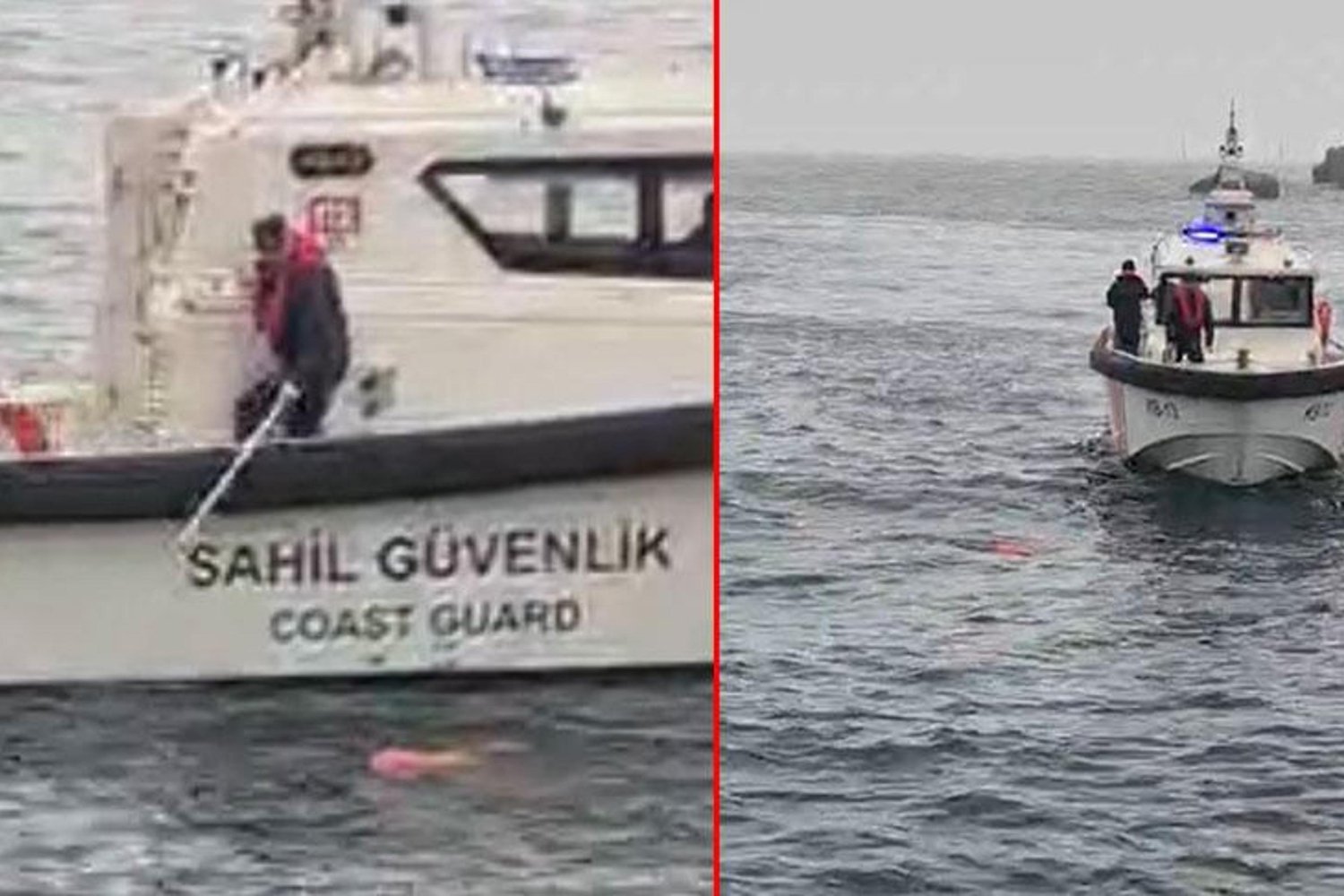 Denizde Hareketsiz Bulunan Şüpheli Kişi Kurtarıldı