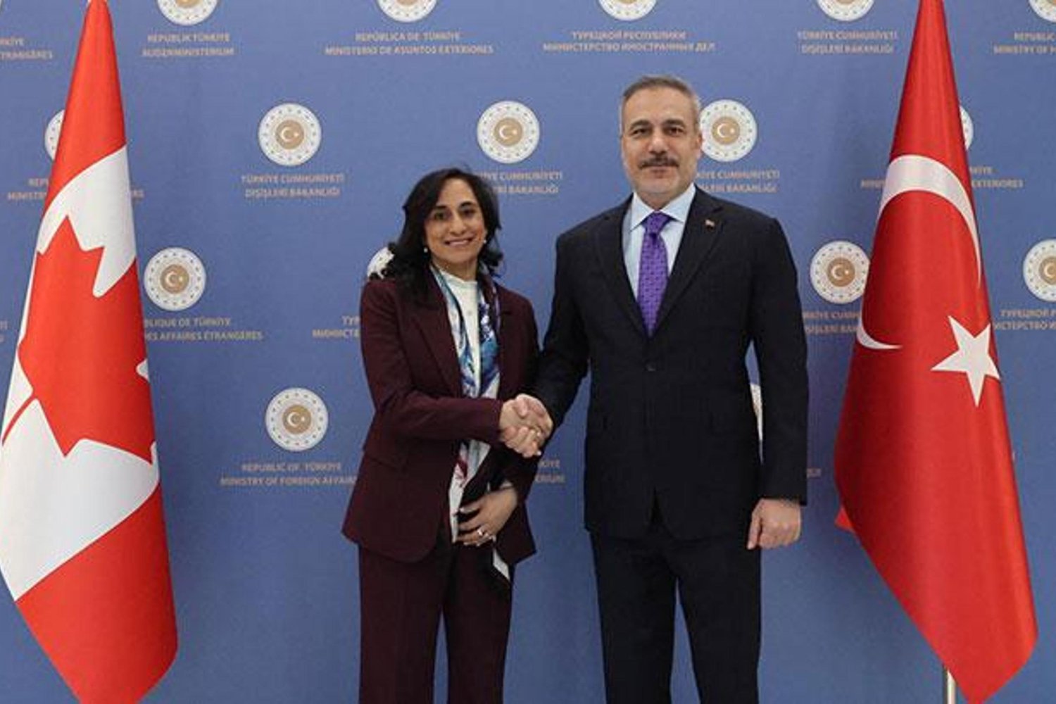 Dışişleri Bakanı Hakan Fidan Kanada Dışişleri Bakanı ile Ankara’da Görüştü