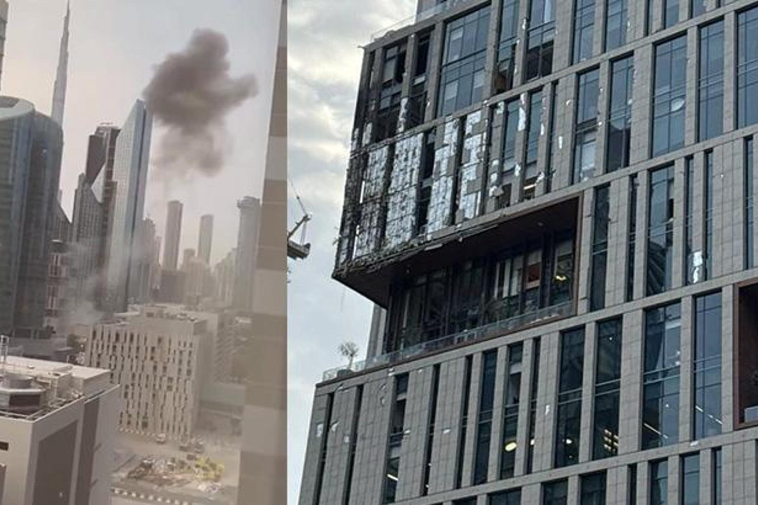 Dubai Finans Merkezi'nde Şiddetli Patlama ve Dumanlar Ses Getirdi!