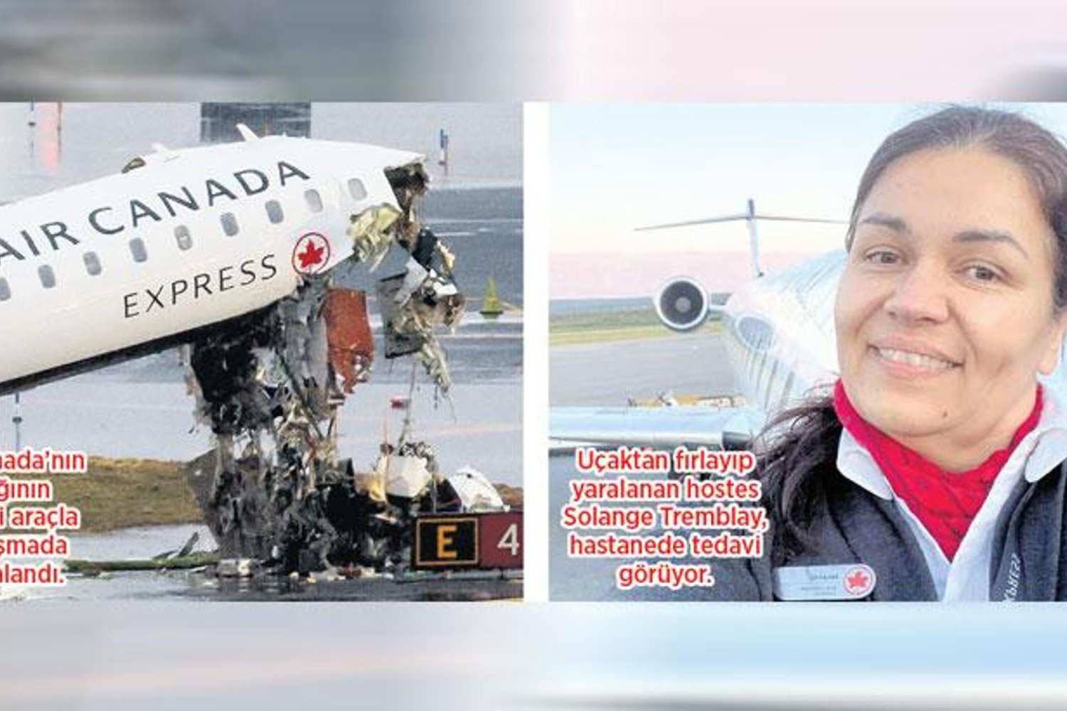 Kaza Anında Oturduğu Koltuğu ve Emniyet Kemerini Kullanan Hostes Mucize Kurtuldu