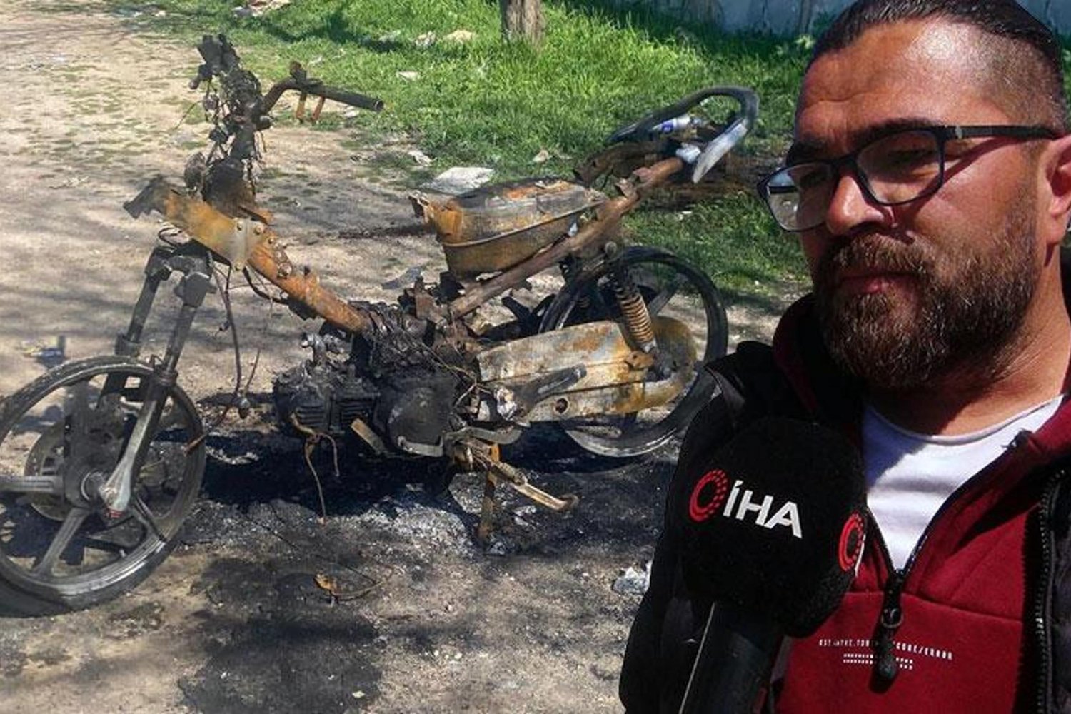 Motoruna 203 Bin TL Ceza Yiyen Vatandaşın İtirazı Büyüledi: Motorunu Ateşe Verdi!