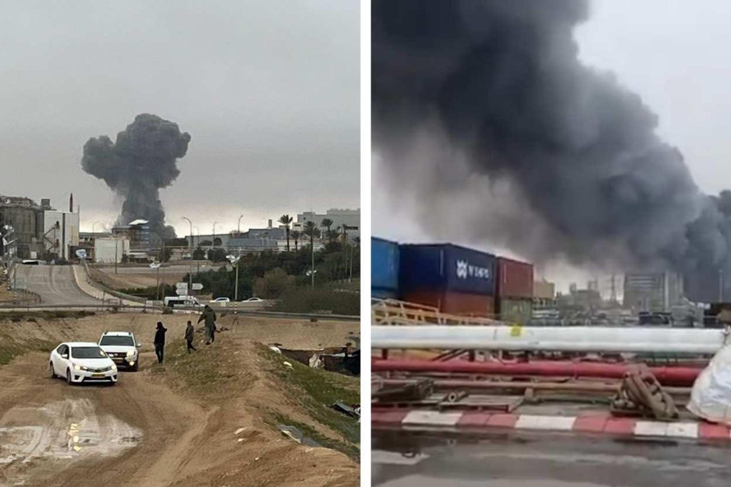 İran’ın Misillemesi İsrail’de Fabrika ve Bölgelerde Yangınlara Neden Oldu