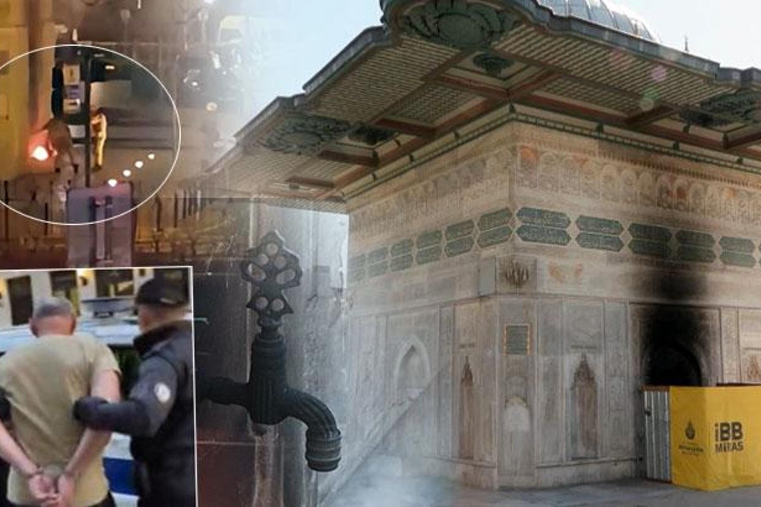 İstanbul'un Tarihi Tophane Çeşmesi Yangınıyla Sarsıldı: Gizemli Olayın Detayları