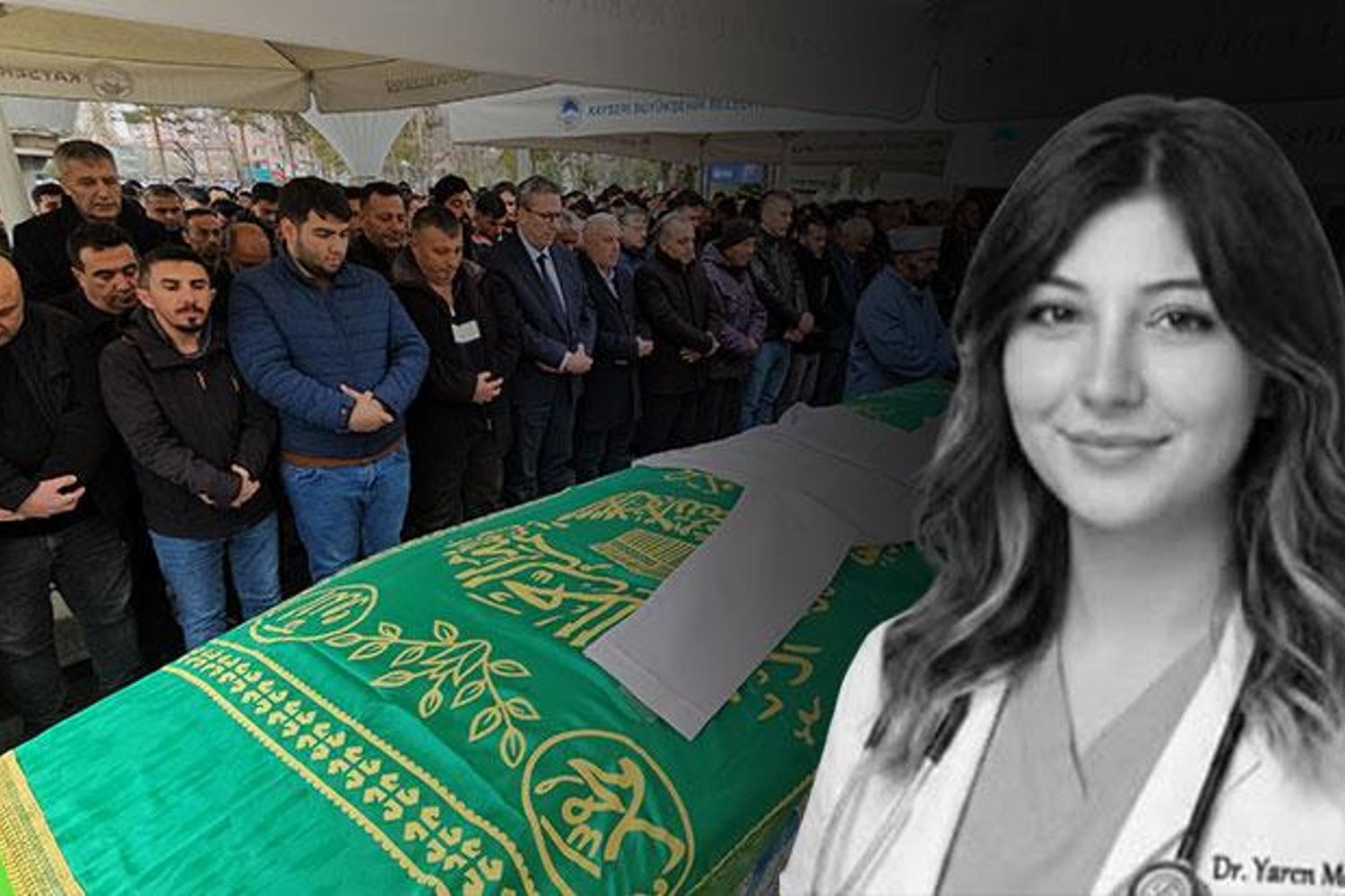 Kazada Ölen Tıp Öğrencisi Yaren Hekim Önlüğüyle Son Yolculuğuna Uğurlandı