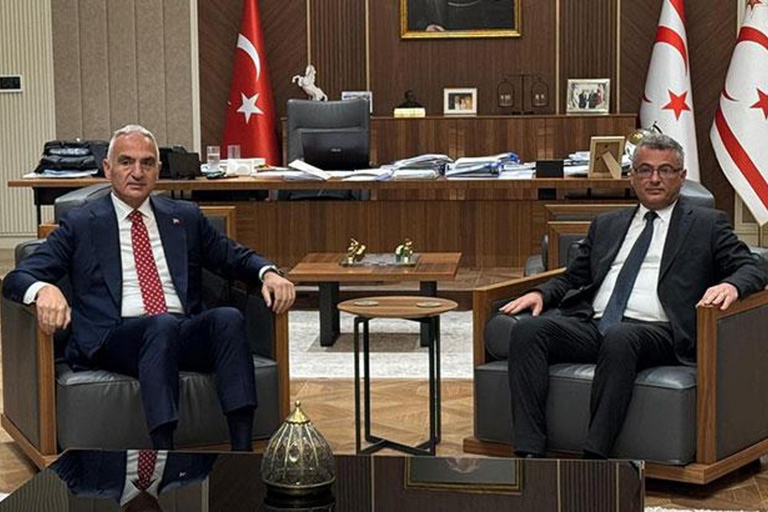 KKTC'de Kültür ve Turizm Bakanı Ersoy'den Cumhurbaşkanı Erhürman ile Atılan Samimi Adımlar