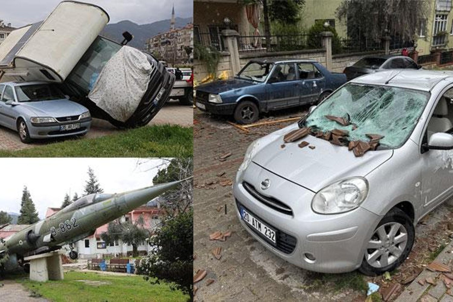 Kuvvetli Rüzgar Denizli'de Hayatı Felç Etti! Motorlu Kurye ve Ulaşım Yasaklandı