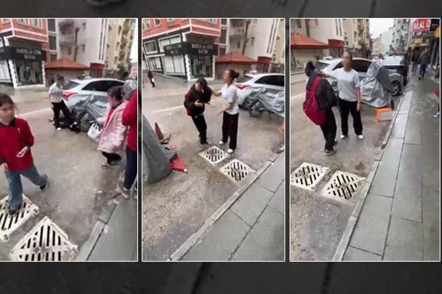 İlginç Olay: Öğrenciler Arasında Kavga Kamera Kaydında!