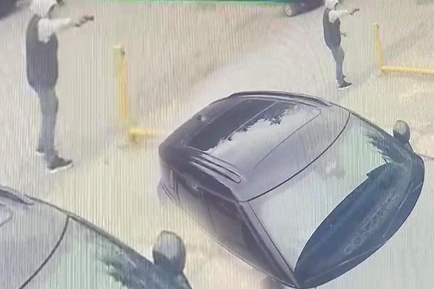 Sarıyer Maslak'ta Silahlı Saldırı Anbean Güvenlik Kamerasında