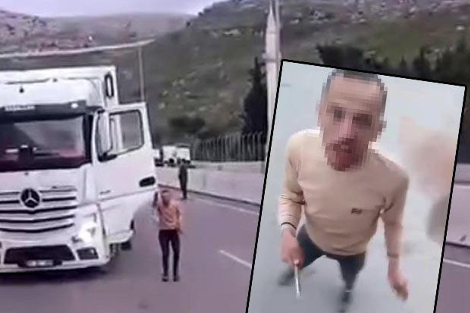 Kaza Sonrası Çirkin Kavga: Tır Sürücüsü Demir Sopayla Darp Etti