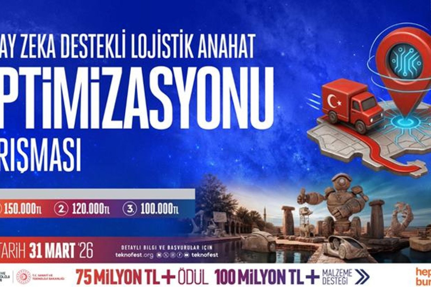 Yenilikçi Lojistik Yarışmasıyla Geleceğin Taşıma Çözümleri Horoze Ediliyor