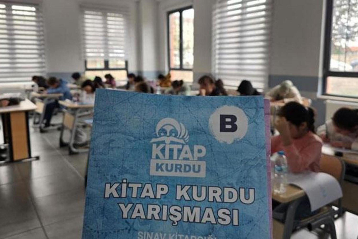 Eskişehirli Ortaokul Öğrencileri Kitap Temalı Sınavda Ter Döktü