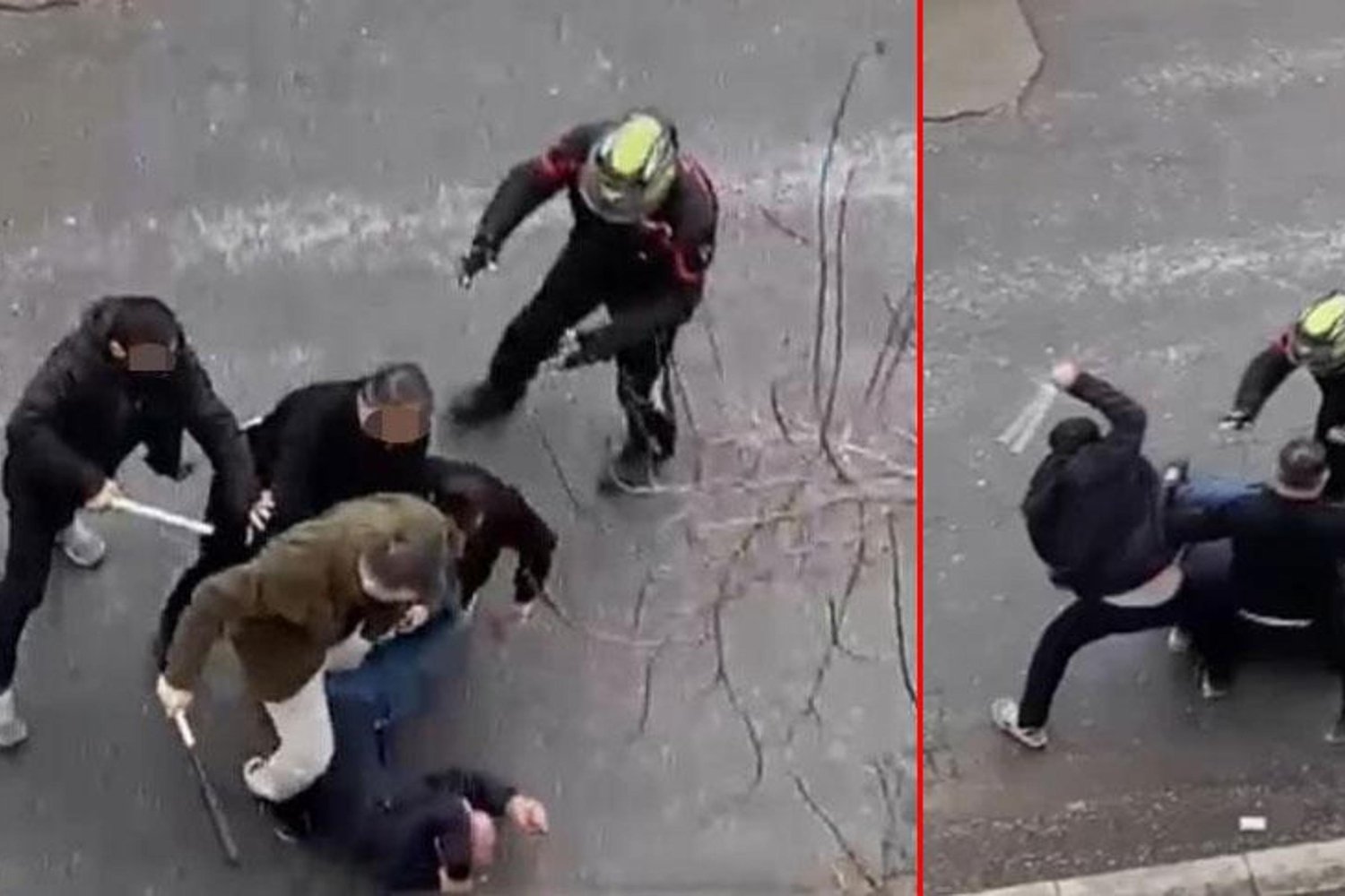 Ataşehir’de Dar Sokakta Sürücüler Arası Sinir Krizi Güvenlik Kamerasına Yansıdı