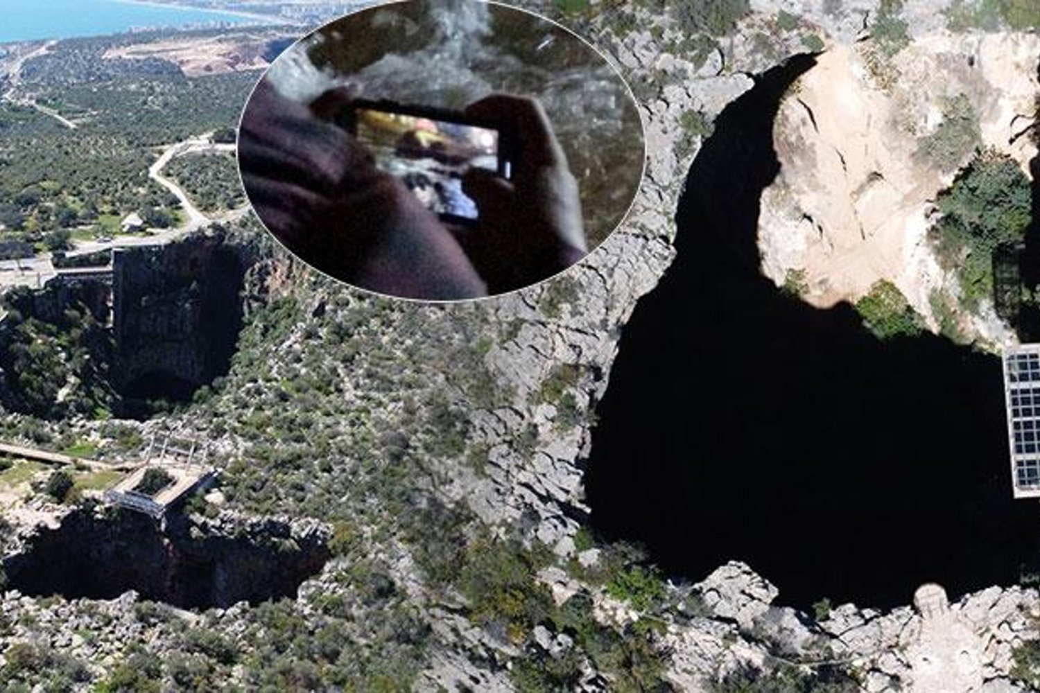 Mersin'de Cennet ve Cehennem Obruklarında Su Kaynaması Hayranlık Uyandırdı