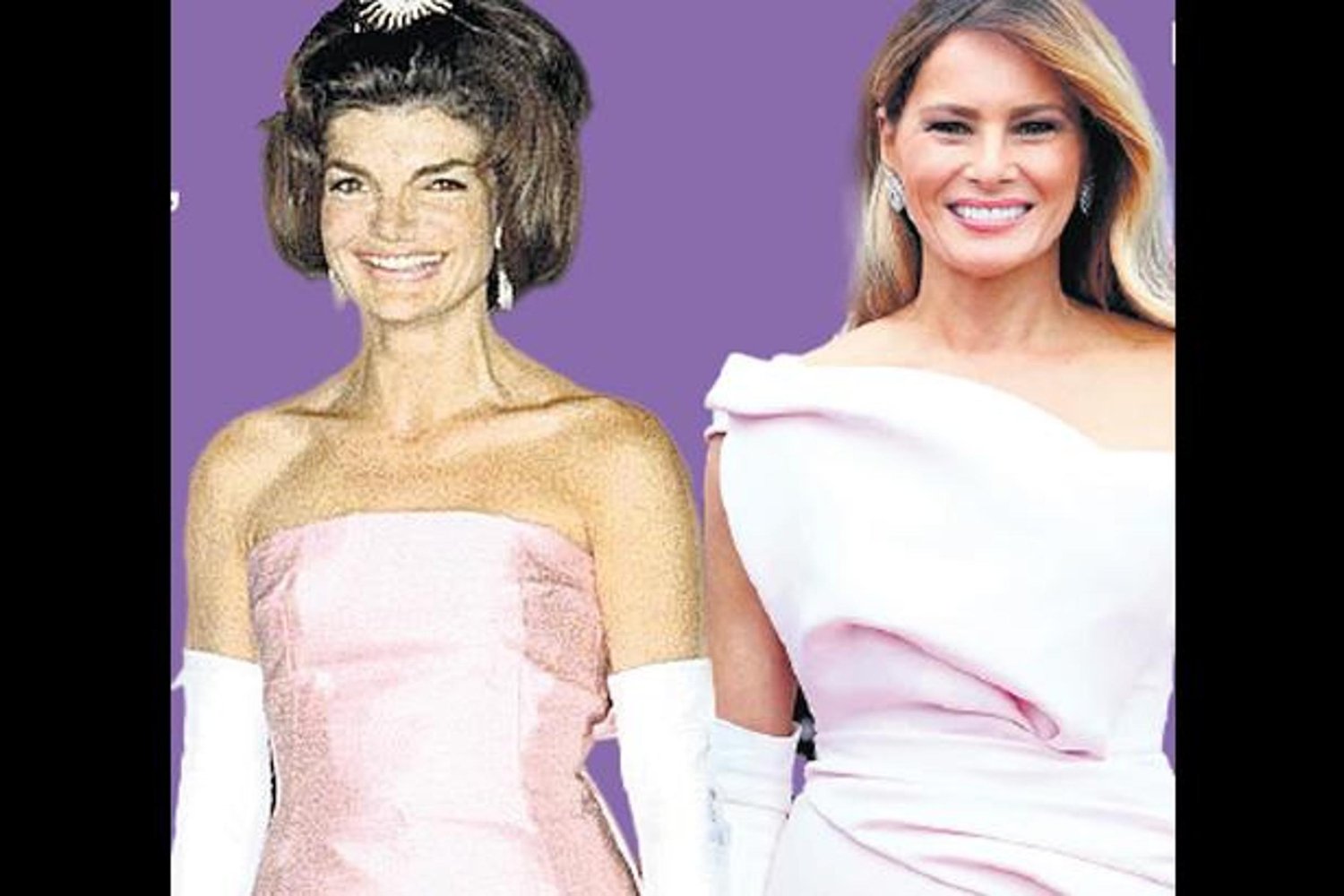 Melania Trump Moda Şıklığıyla Jackie Kennedy'yi Taklit Etti