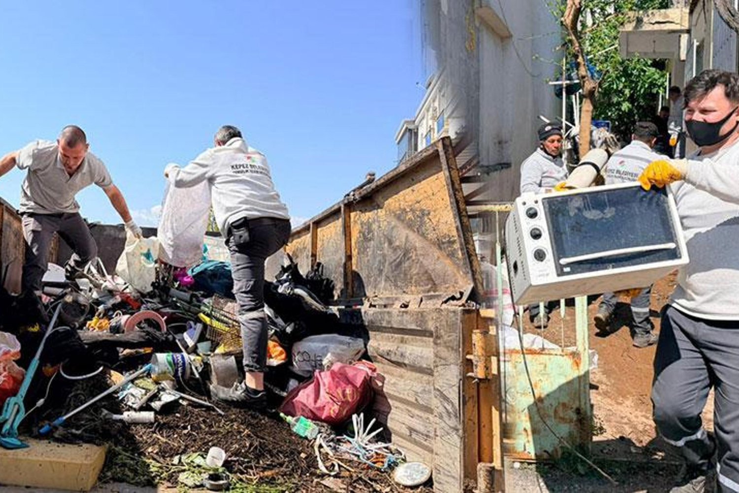 Kütükçü Mahallesinde Çirkin Görüntüye Son! Çevre Temizliği ve Çöpleri Toplama Operasyonu