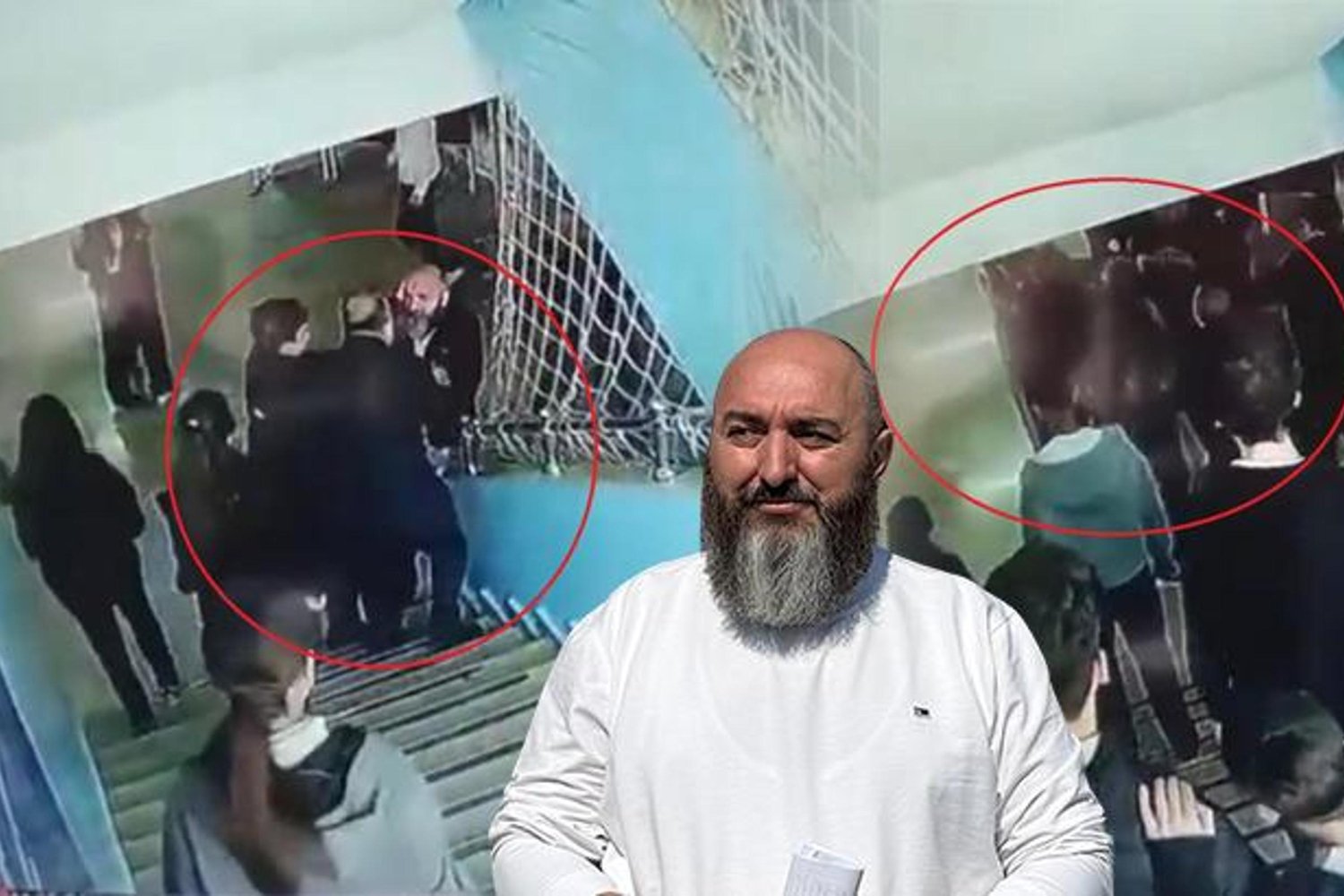 Okulda Öğretmene Saldırı Güvenlik Kamerasına Yansıdı!