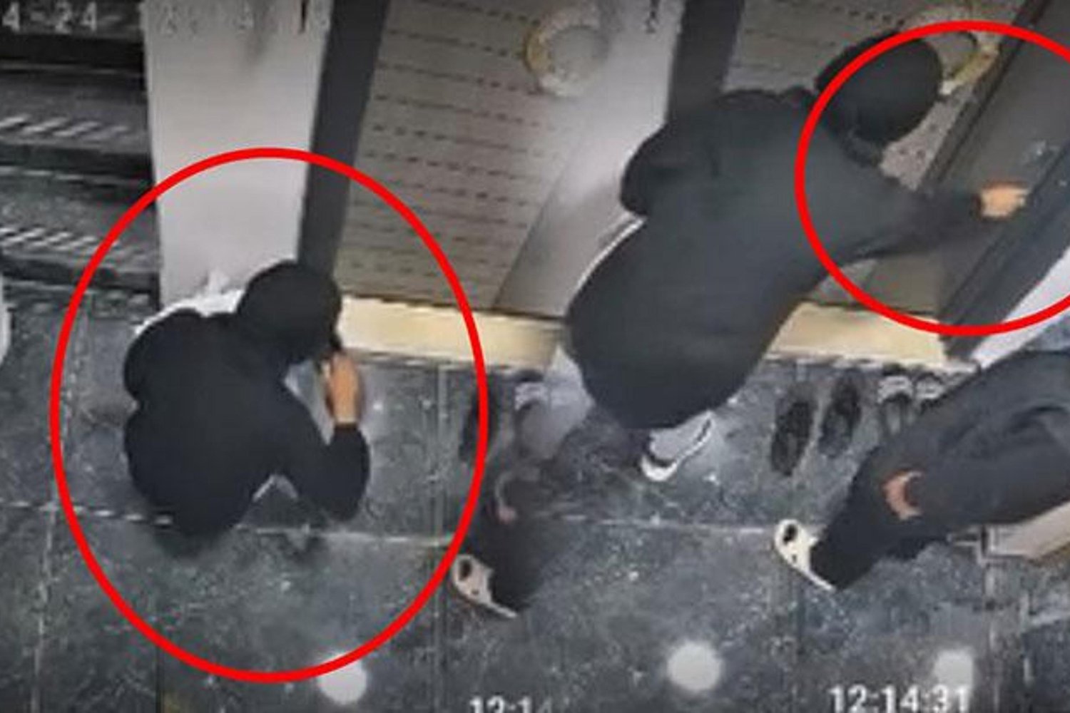 Siirtte Apartta Şoke Eden Hırsızlık Girişimi Güvenlik Kamerasında