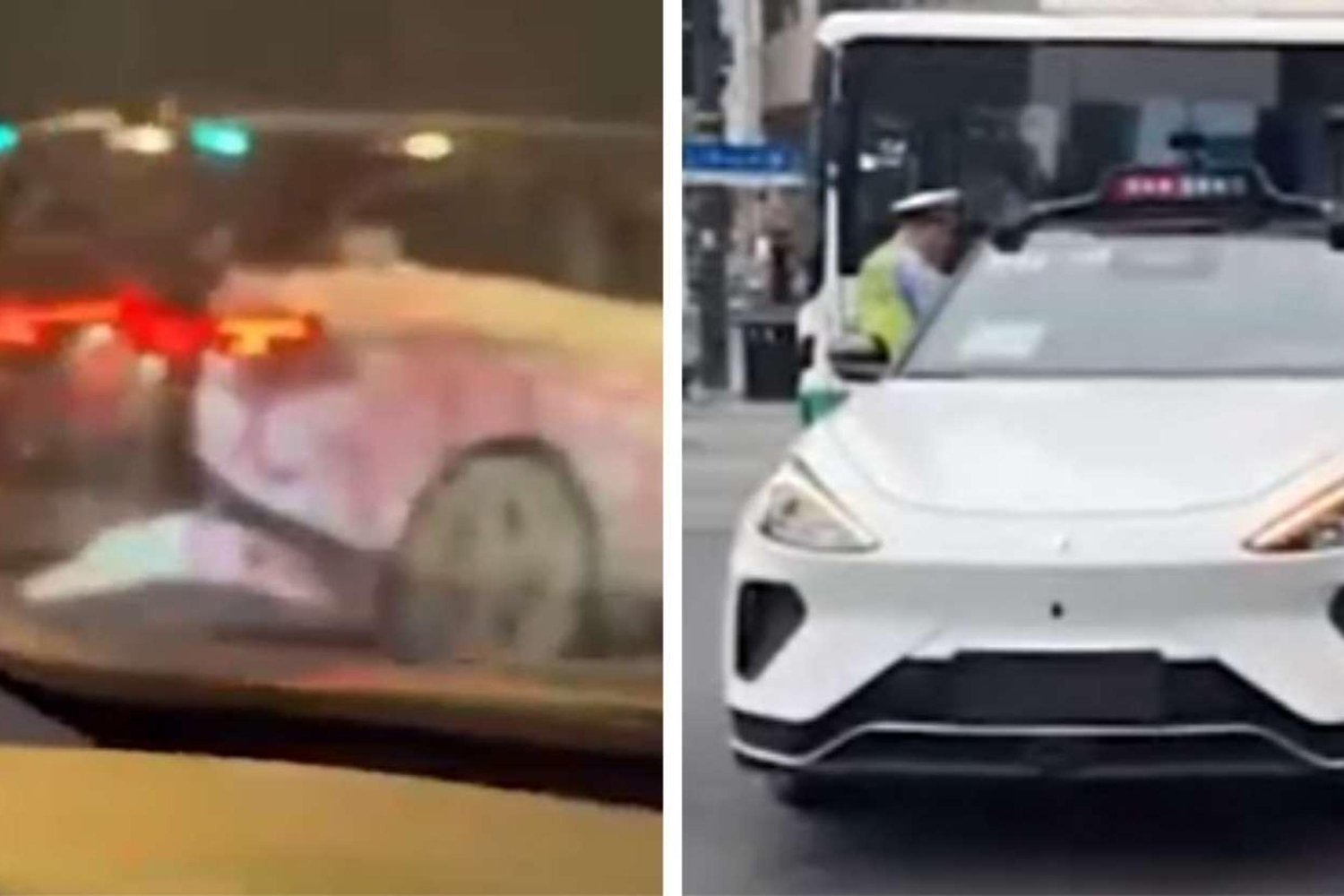 Çin'de Sürücüsüz Taksi Sistemi Yaşanan Arıza Sonrası Yolda Kaldı