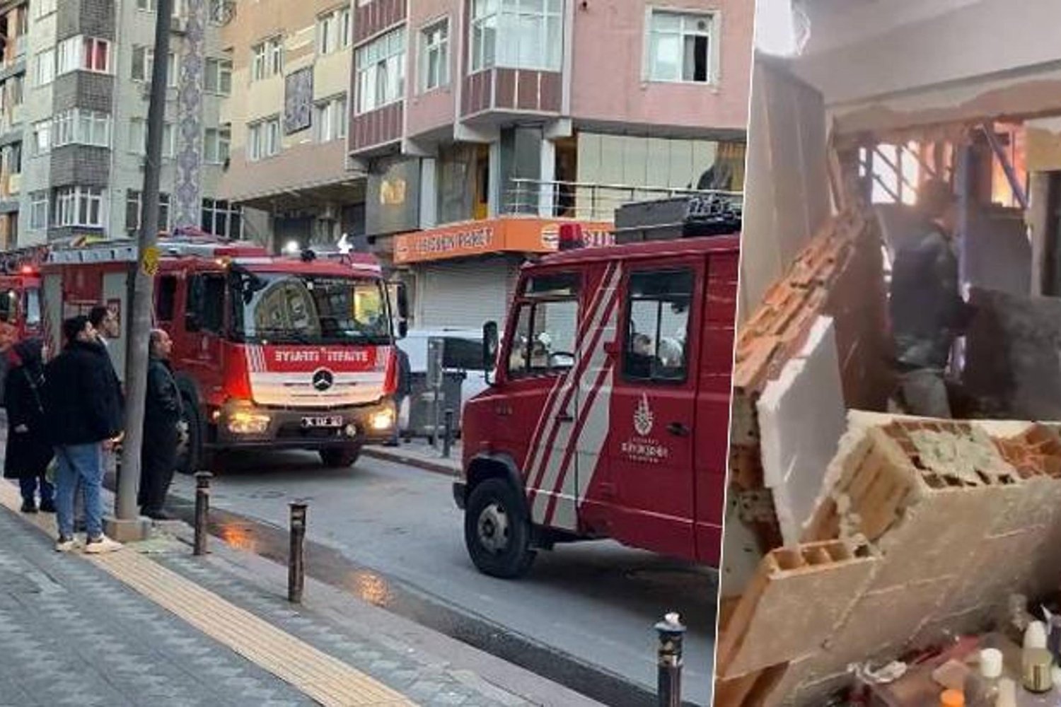 İnşaatta Beton Dökme Sırasında Binada Hasar Oluştu, Gözaltılar Var