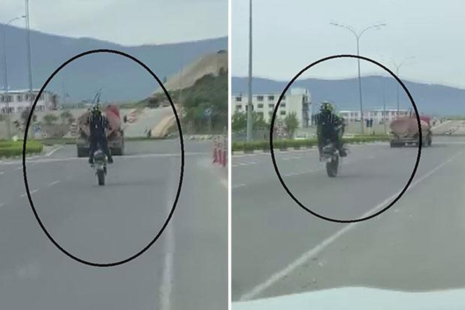 Antakya'da Motosiklet Tehlikesi Kazaya Davetiye Çıkardı