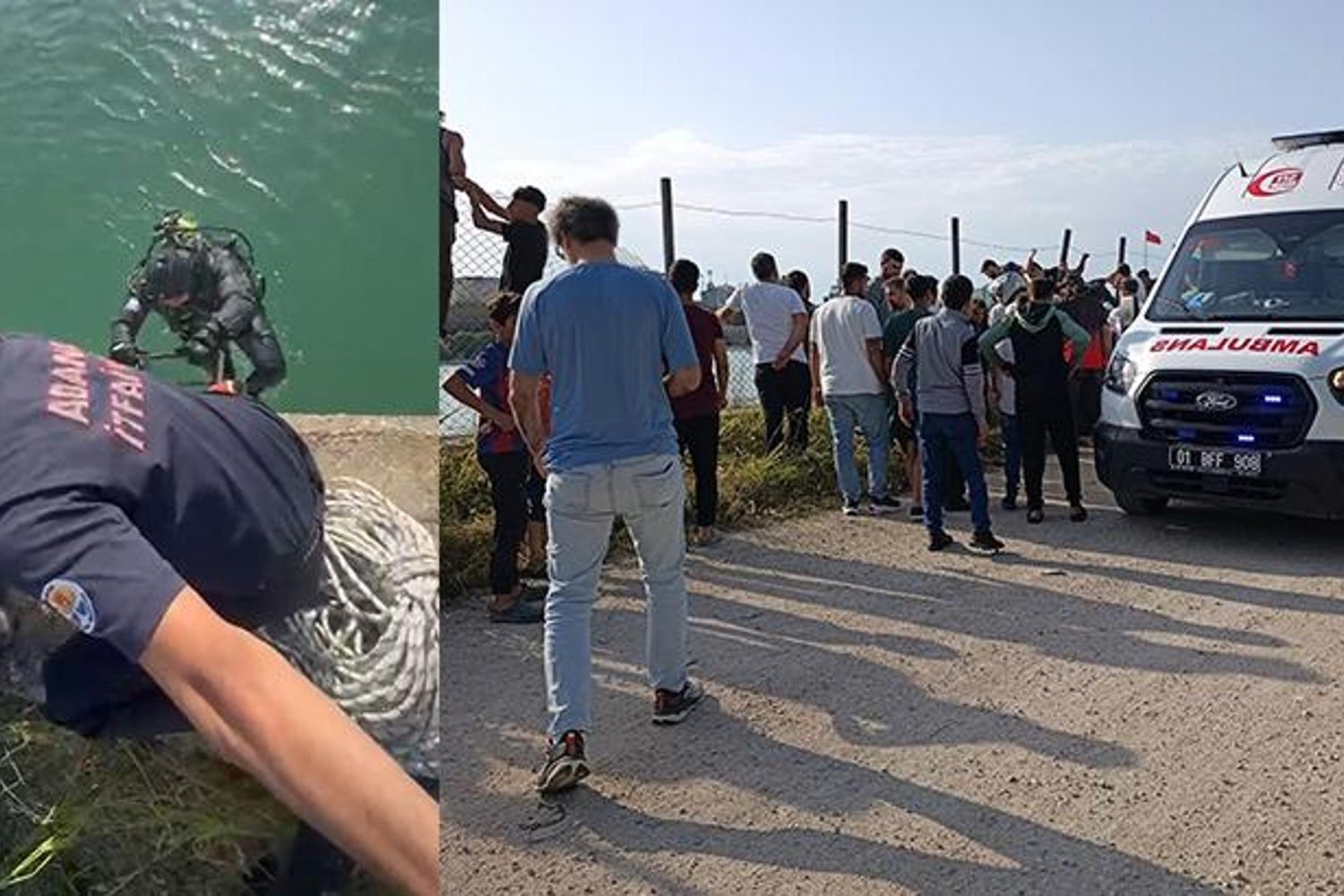 Yüreğir’de Genç Boğulma Tehlikesiyle Karşılaştı: Olay Anbean Kamerada