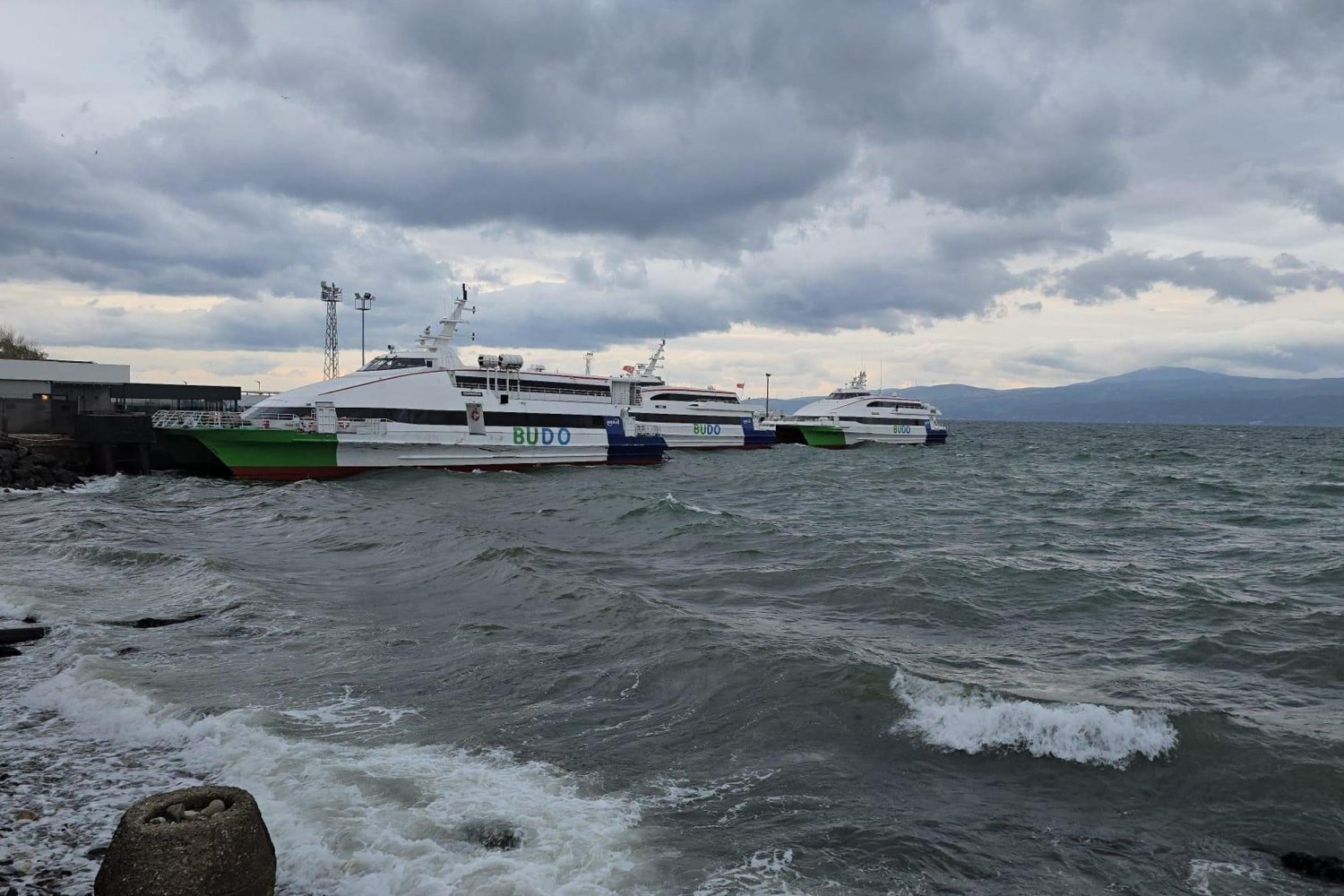 BUDO Seferleri Olumsuz Hava Koşulları Nedeniyle İptal Edildi