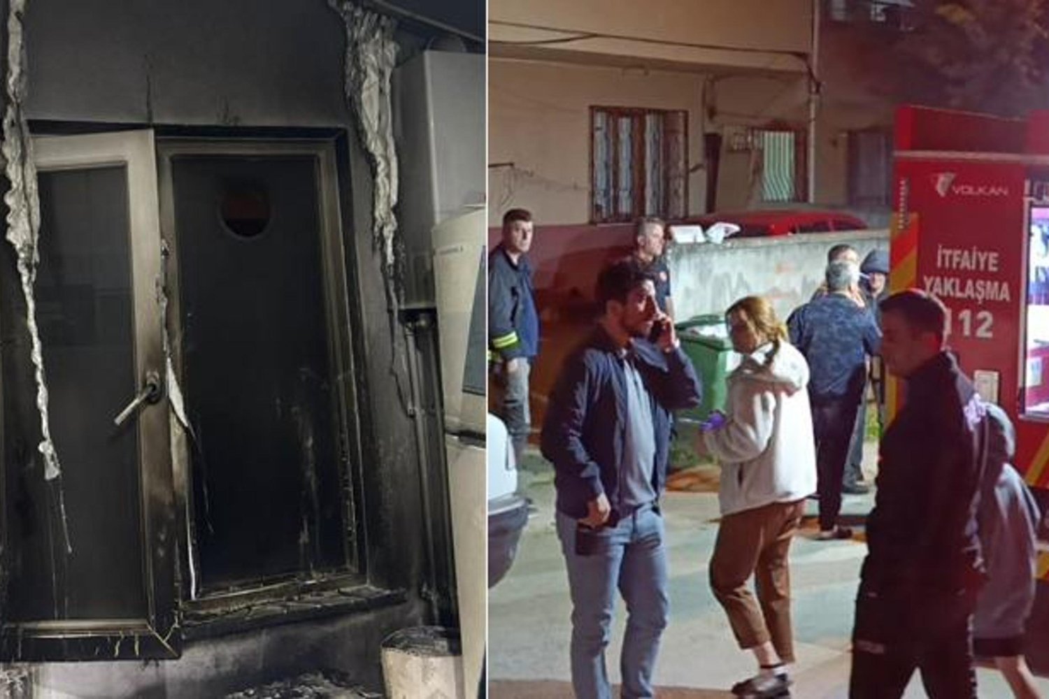 İzmir'de Yangın ve Patlama Paniği! Eski Eşini Hırpaladı, Güvenlik Kamerası Kaydı Yahut Anlatılarşama Alındı