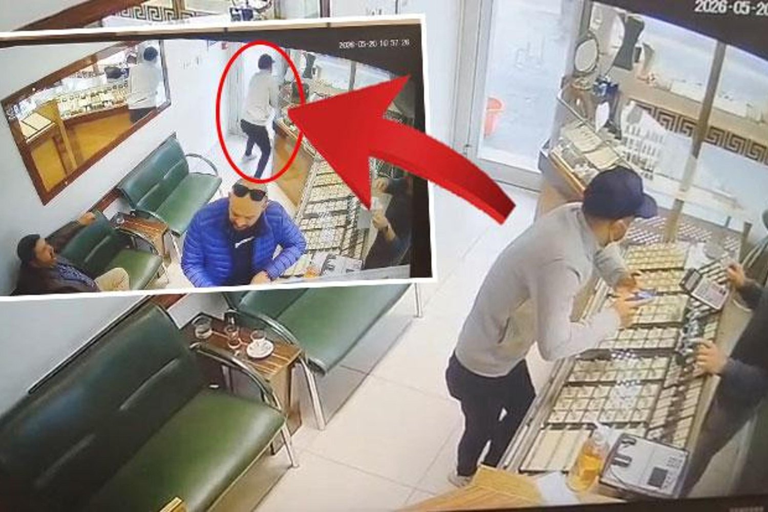 Pırlanta Yüzük Hırsızlığı: Maskeli Şüpheli İş Yerinden Kaçtı