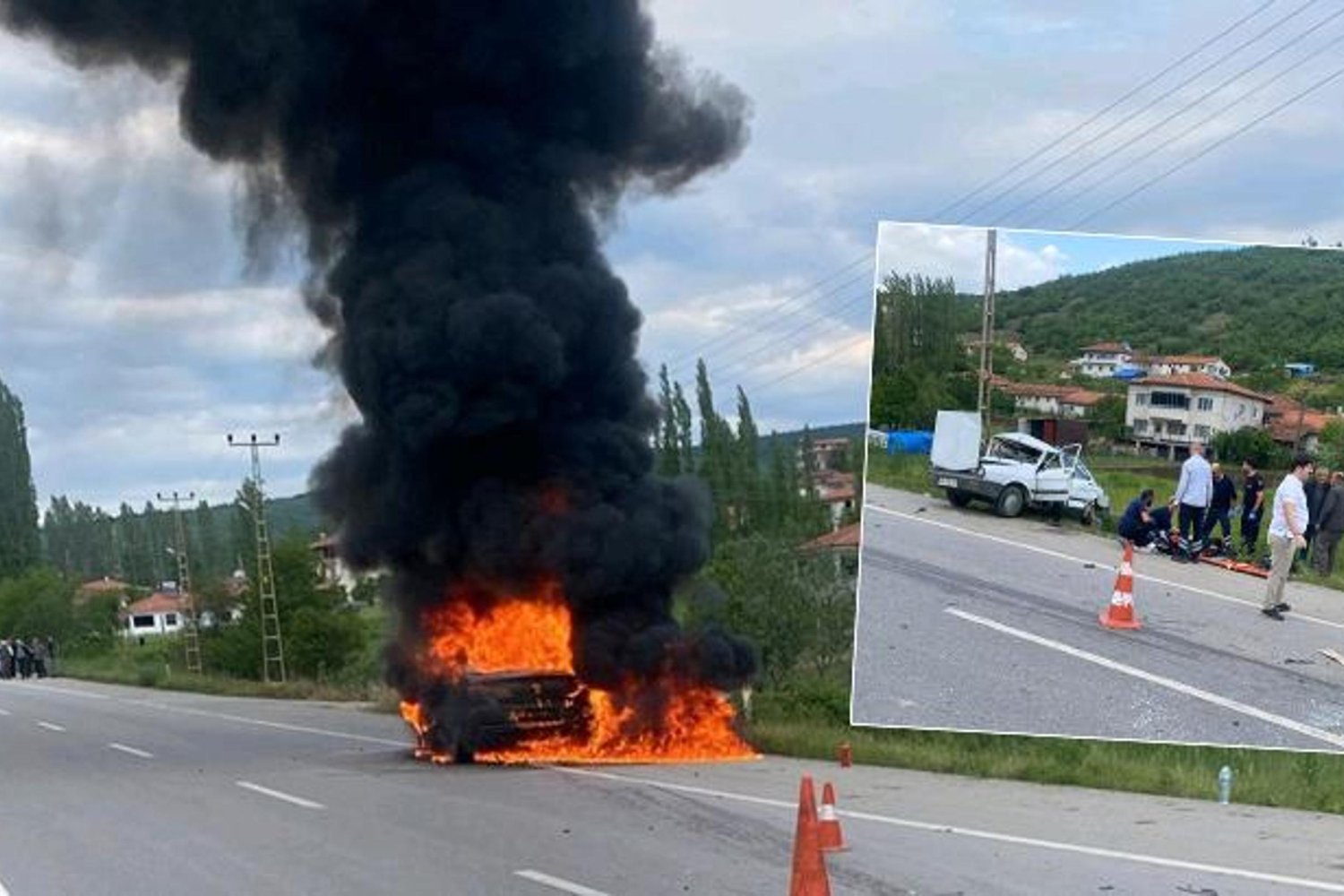 Amasya'da Feci Trafik Kazası: Dede ve Torun Hayatını Kaybetti
