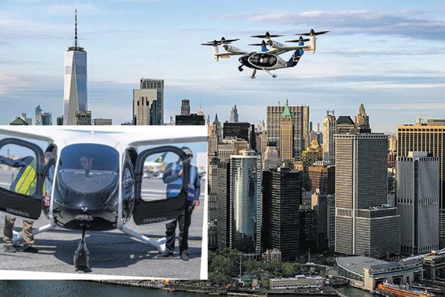 Hava Taksisi: Manhattan-JFK Ulaşımını Değiştirecek Elektrikli Uçan Taksi Tanıtıldı