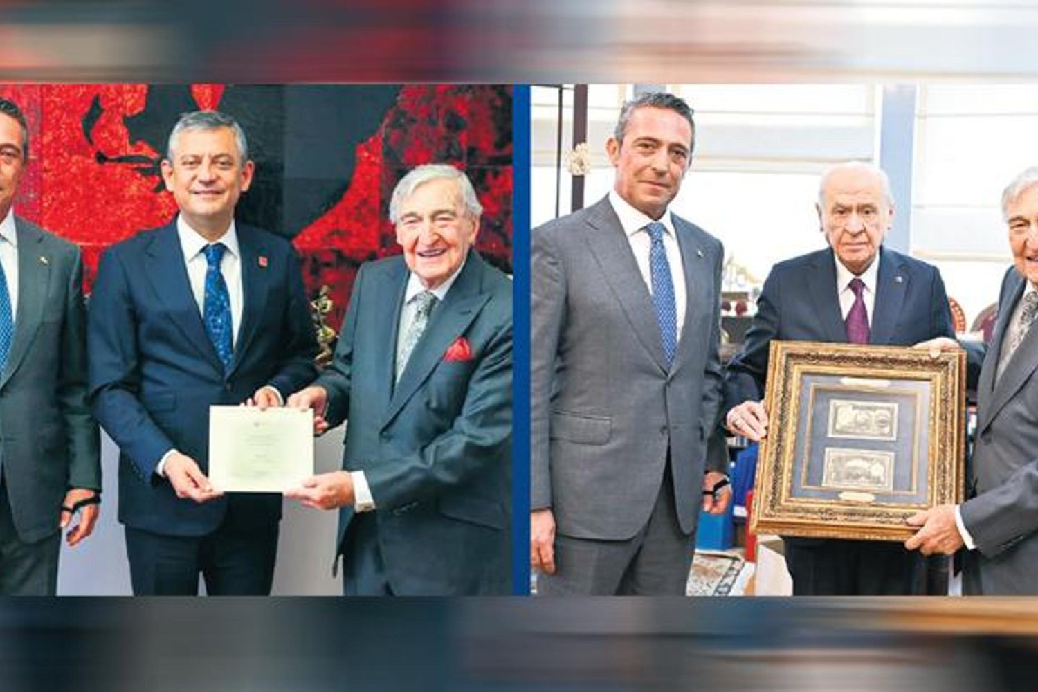 Rahmi ve Ali Koç, MHP Lideri Devlet Bahçeli'yi Ziyaret Etti