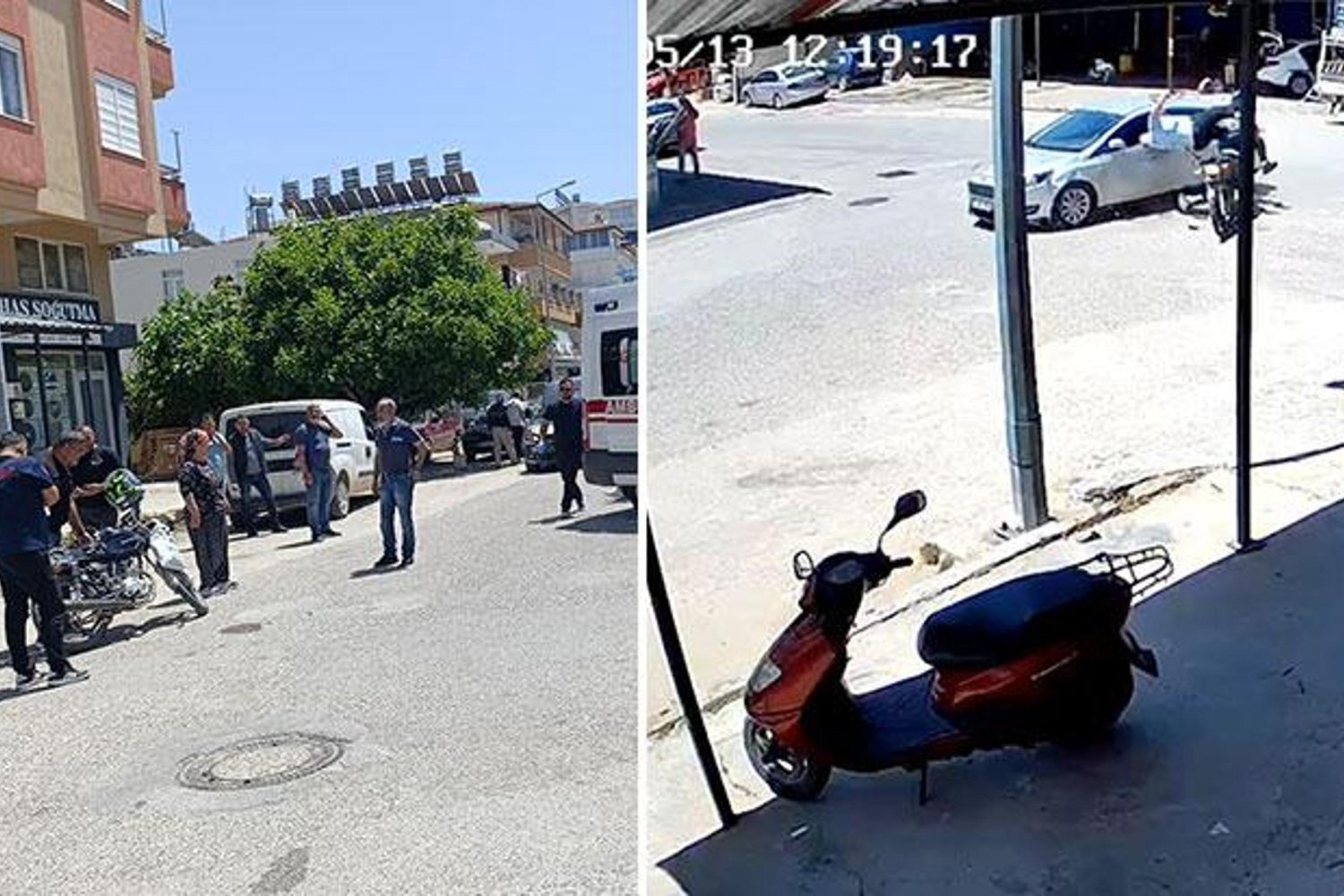 Manavgat'ta Kavşakta Dehşet Dolu Kaza: 2 Yaralı