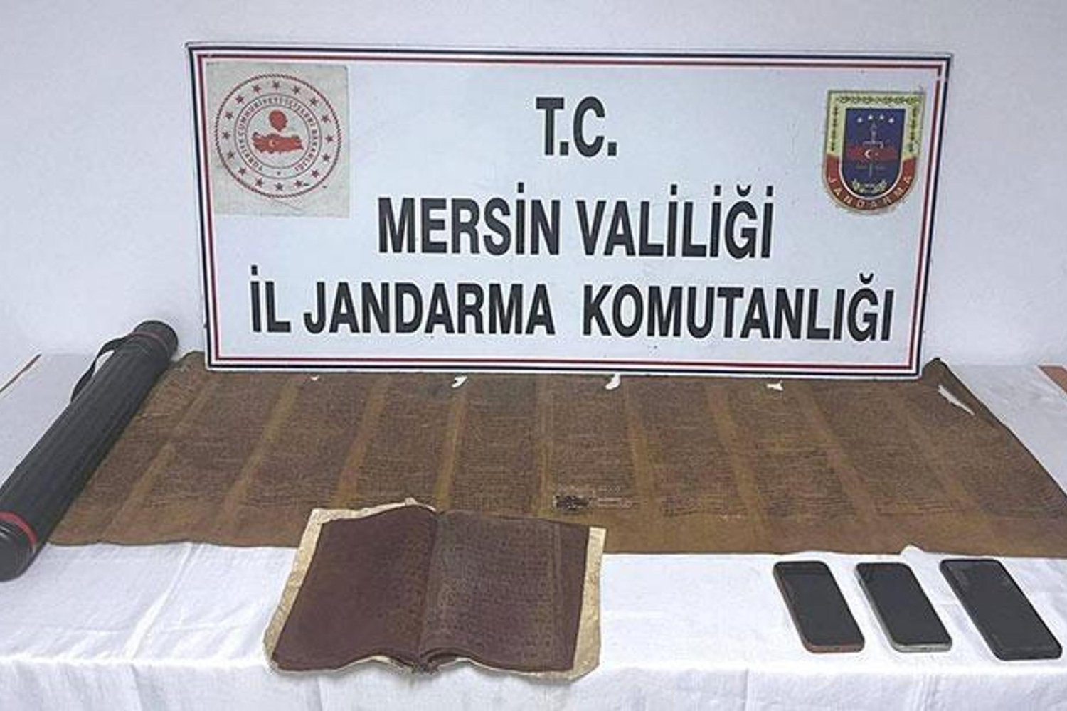 Tarihi Eser Operasyonu: Mersin'de 2 Şüpheli Yakalandı