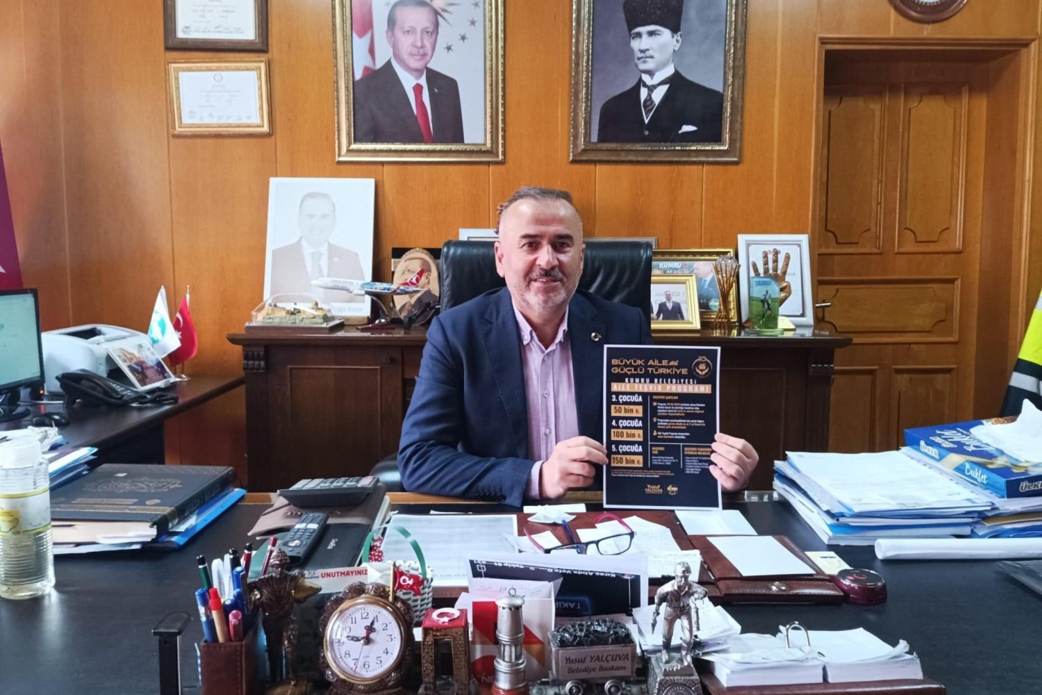 Kumru Belediye Başkanı Yalçuva'dan Nüfus Artışı İçin Muhteşem Teşvikler