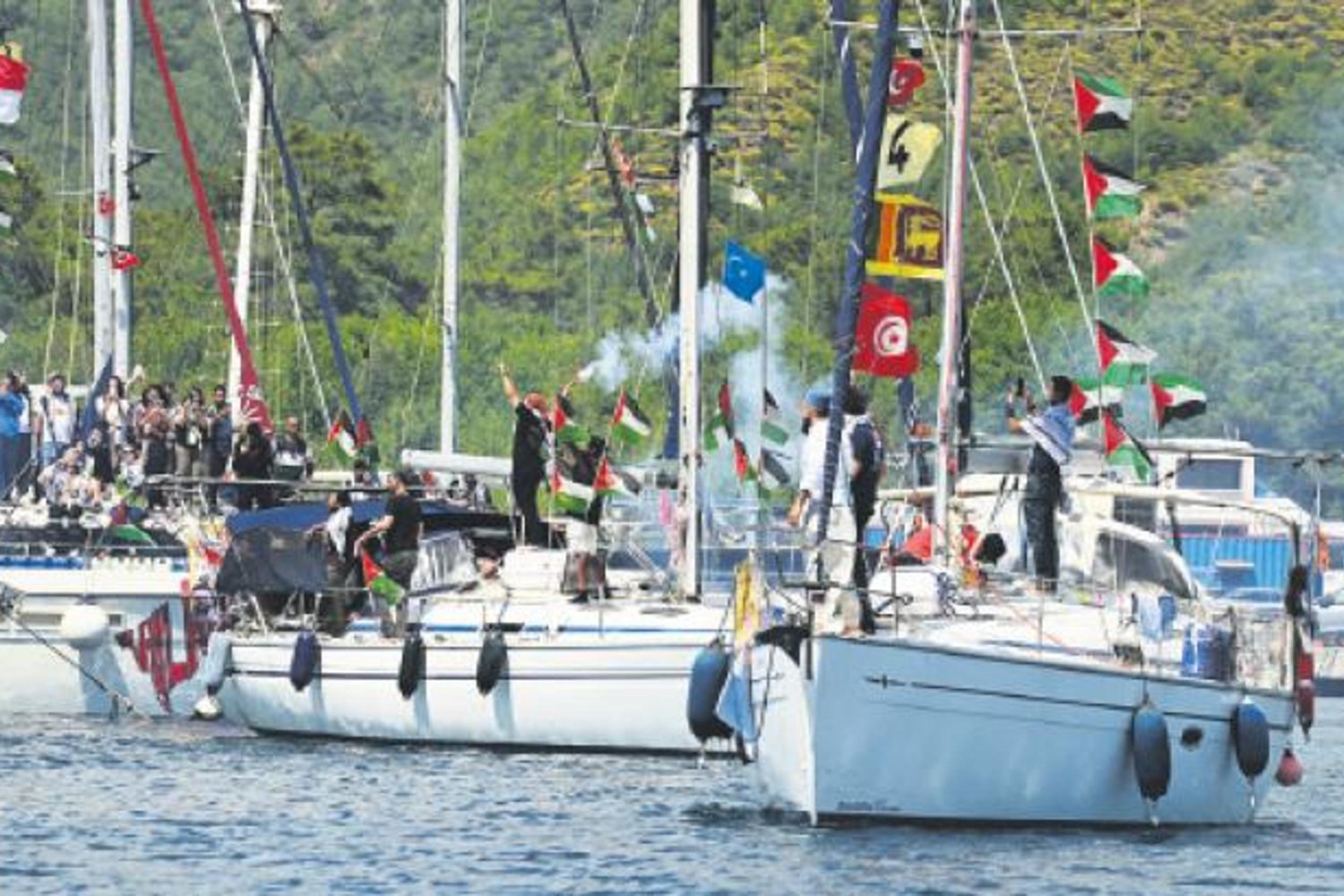 Dünya Aktivistlerinden Muğla'daki Deniz Filosu Büyük Destek