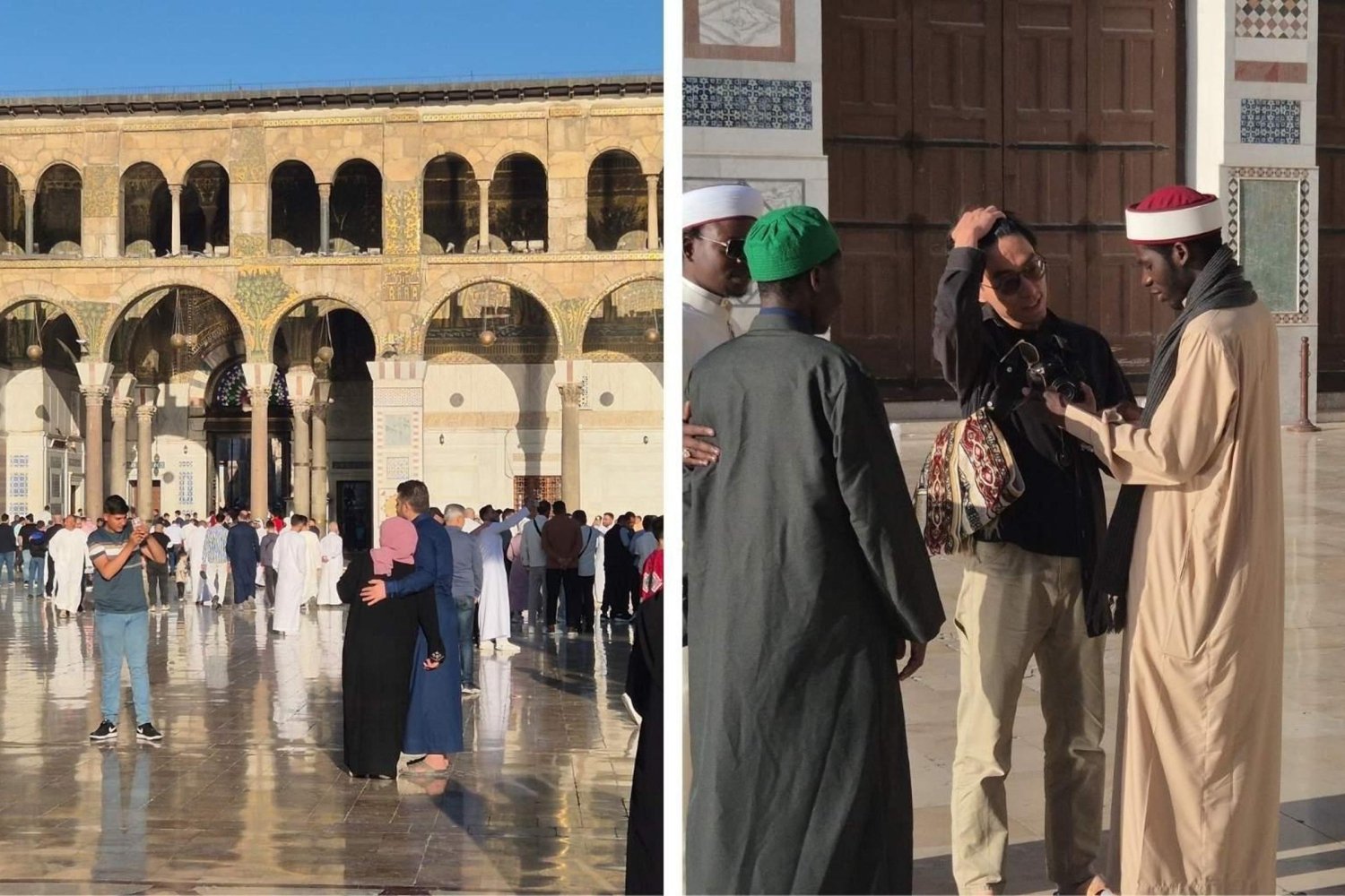 Suriye'de Kurban Bayramı Coşkusu Emevi Camii'nde Dorukta