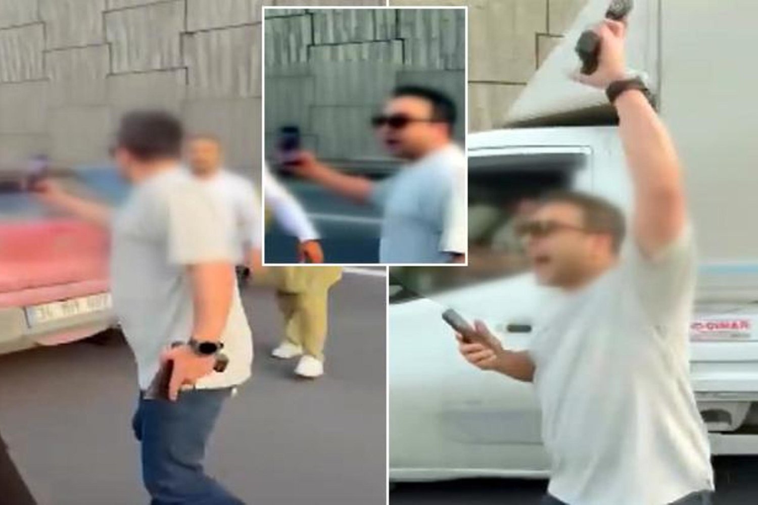 Polis Memurunun Havaya Ateş Açtığı Olay Güvenlik Kameralarına Yansıdı