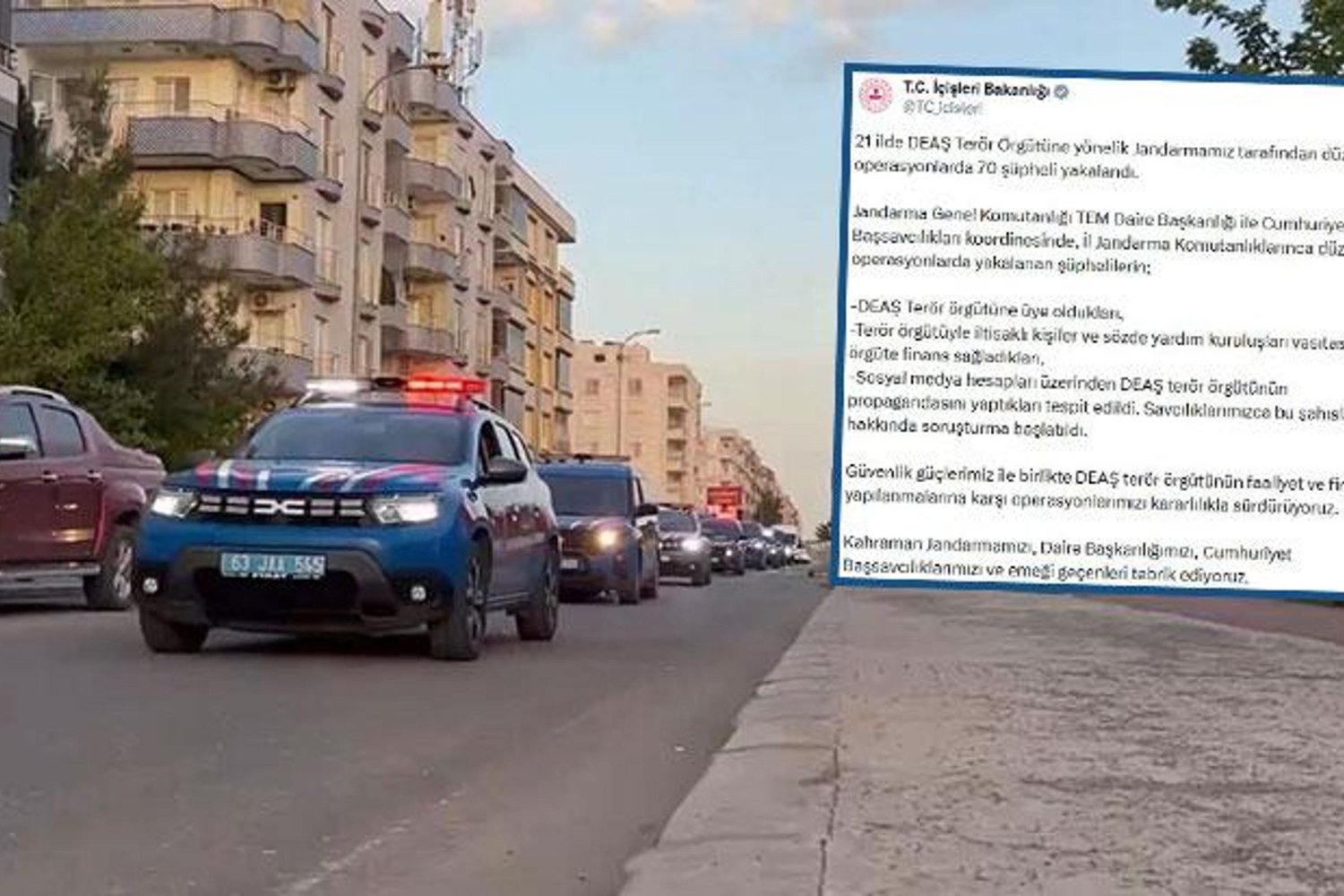 DEAŞ Operasyonu: 70 Şüpheli Yakalandı, Terör Örgütü Finans ve Propagandasını Engelliyoruz