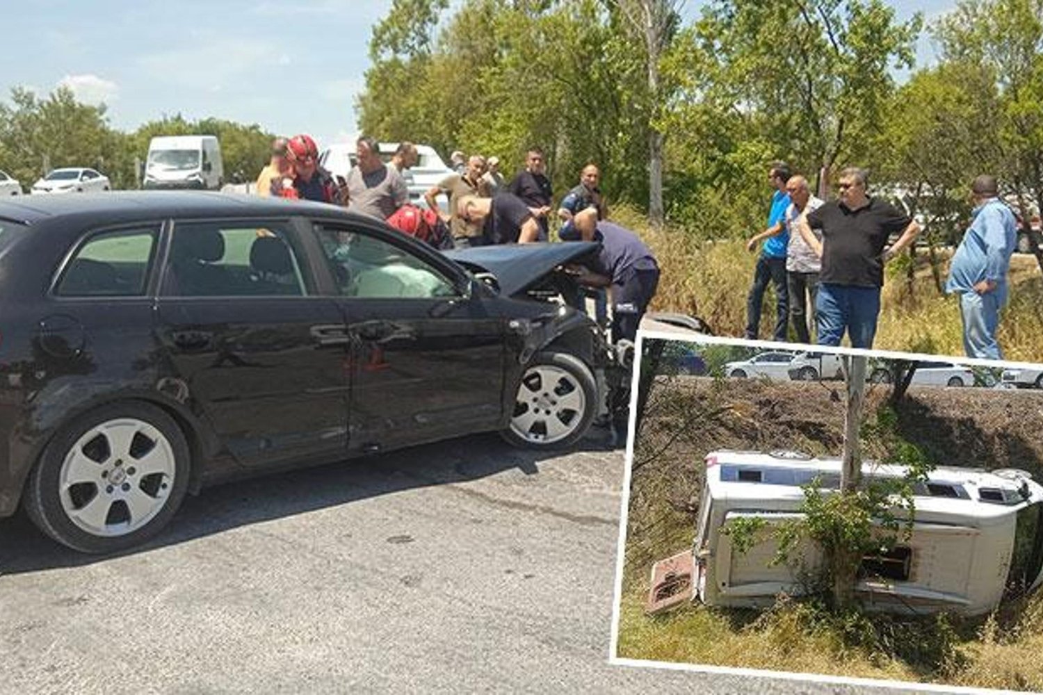 Balıkesir’de Kayıplara Karışan Minibüs ve Otomobil Çarpıştı: 14 Yaralı