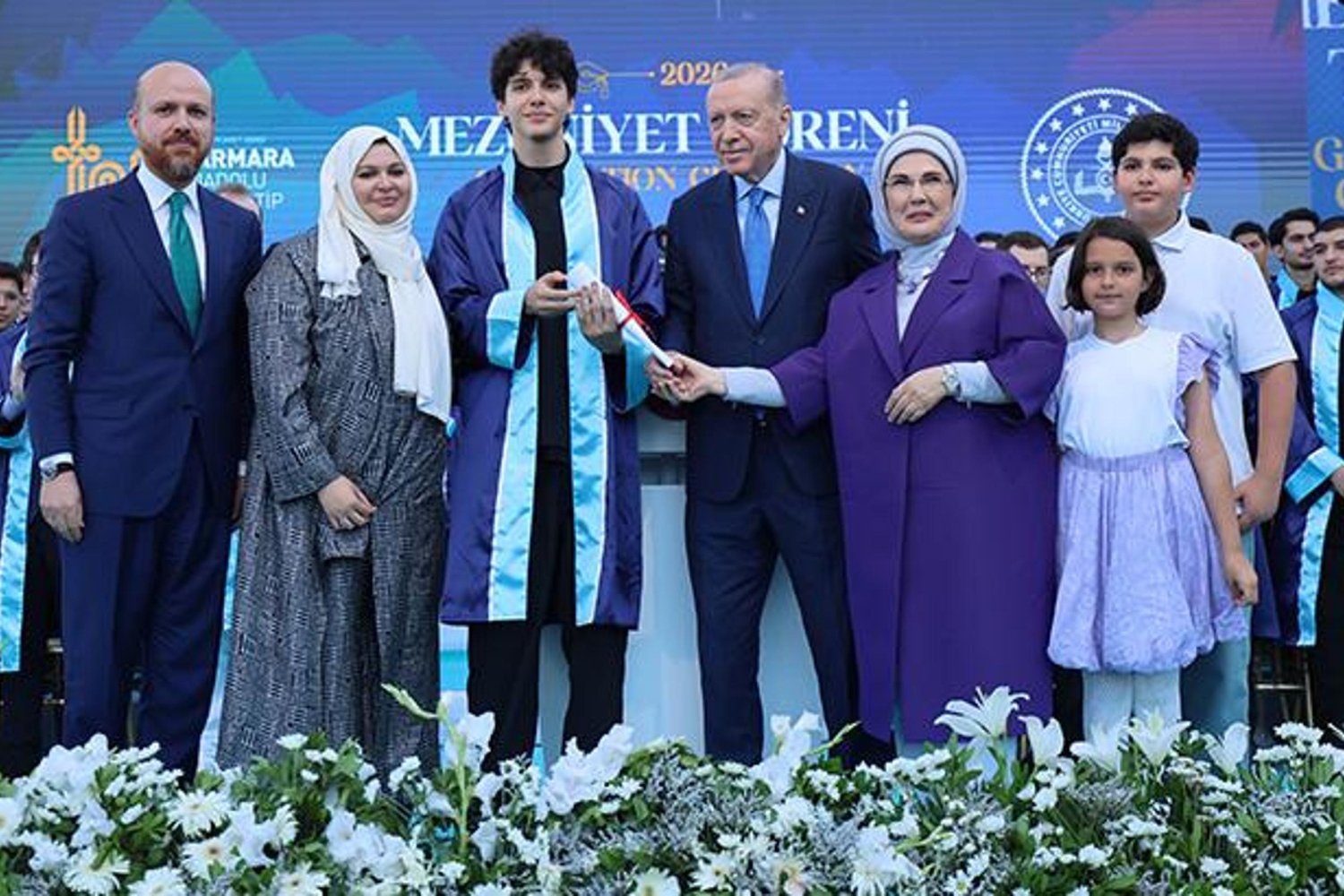 Cumhurbaşkanı Erdoğan'dan Torununa Diplomasi Töreninde Özel An