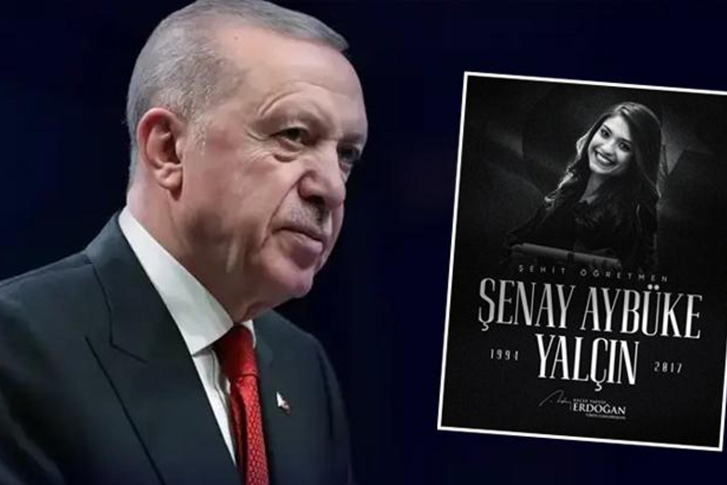 Cumhurbaşkanı Erdoğan'dan Şehit Öğretmen Aybüke Yalçın'a Anlamlı Veda