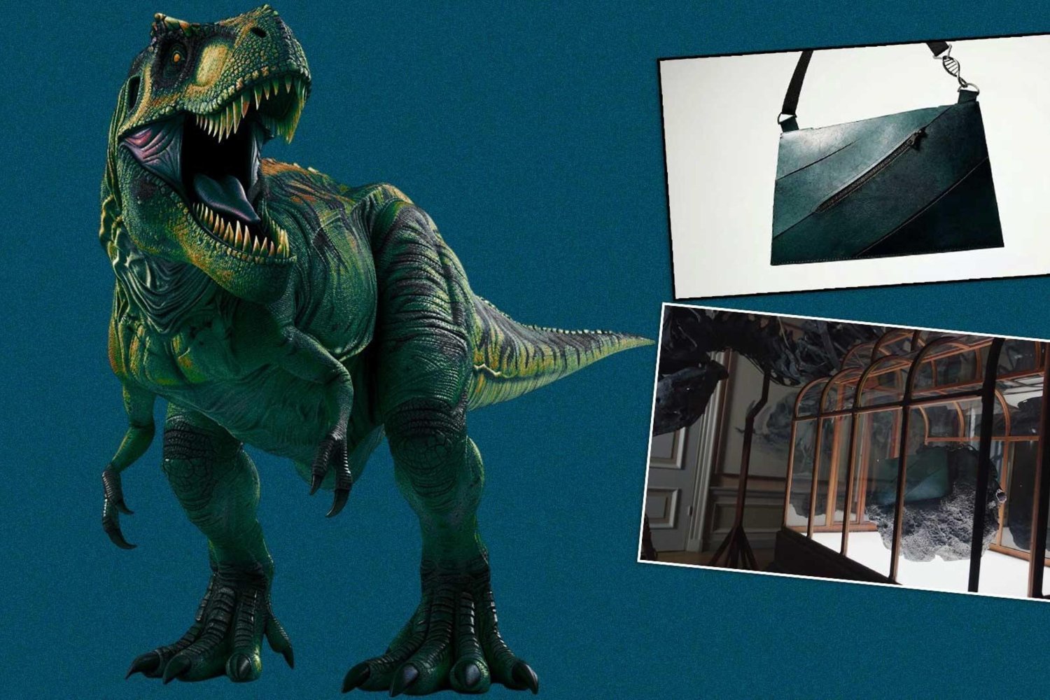 Dinozor Derisi Gibi Çok Özel El Çantası Fransa'da Satışta