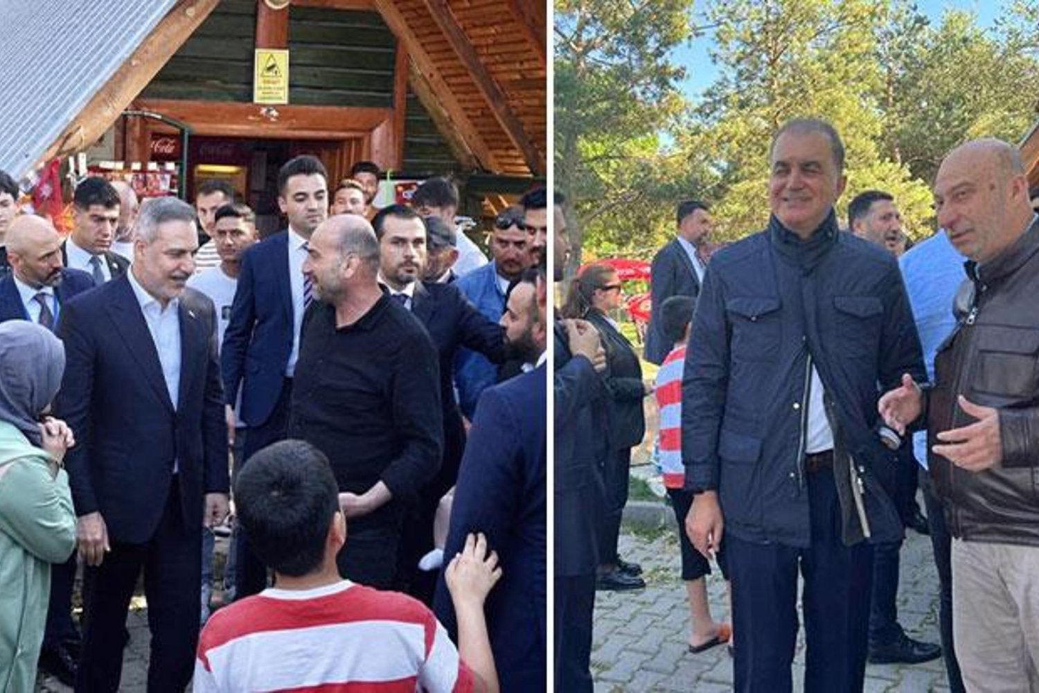 Bakan Hakan Fidan ve Ömer Çelik Yeniçağa'da Vatandaşlarla Buluştu