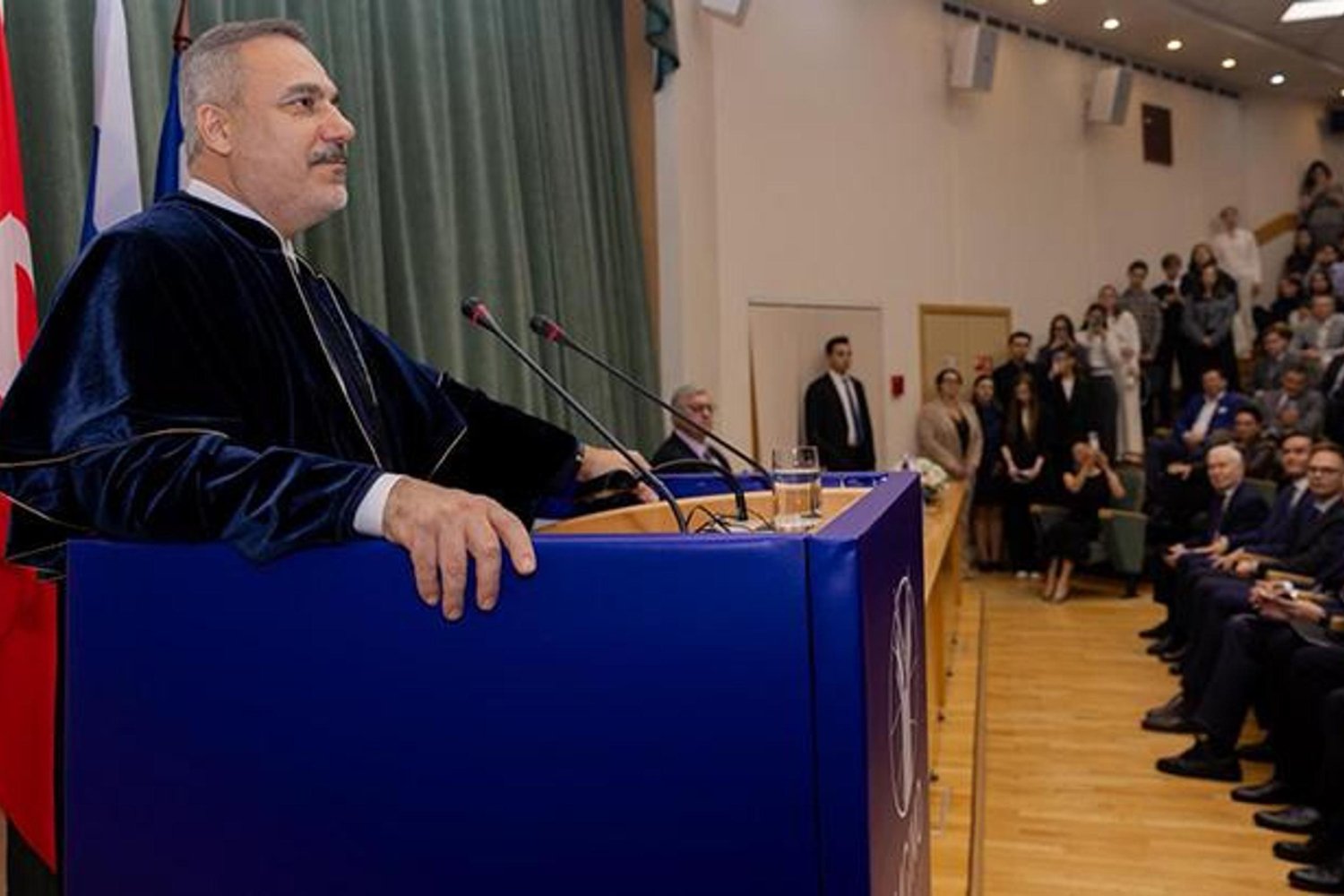 Dışişleri Bakanı Hakan Fidan'a MGIMO'da Fahri Doktora Unvanı Verildi