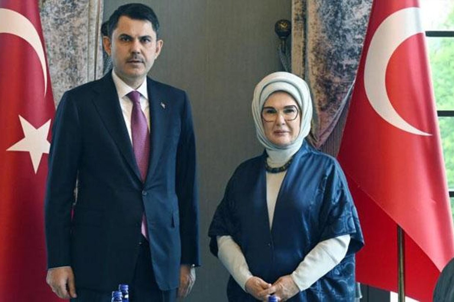 Bakan Murat Kurum Emine Erdoğan ile Çevre Zirvesinde Buluştu