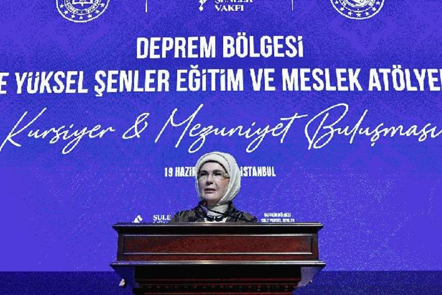 Deprem Sonrası Eğitim ve Dayanışma Programı Emine Erdoğan'dan Önemli Konuşmalar